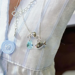 Collar de Plata de Ley S925 con Diseño de Fuegos Artificiales, Diseño Romántico de Lujo con Circonita, Colgantes y Dijes de Moda - Product Image 5