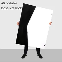 Plastic Binder File Loose-Leaf Plastic Poster A0 Size Collection Binder Drawing Paper File Folder Project Folder With 30 Sheet Protector