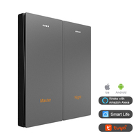 Sistema de control de pared ZigBee para habitaciones de hotel, interruptor inteligente para Control de voz, Alexa, venta al por mayor