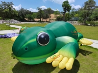 Décoration publicitaire gonflable géante personnalisable en PVC en forme de grenouille et de crapaud avec impression numérique et certification CE