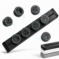 Prise de courant pour lampe à induction EU/FR/Russie/Israël/Italie, adaptateur électrique amovible pour bureau, prise universelle USB UK, fabriqué en Chine