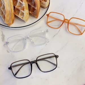 Montures de lunettes carrées R4-8920 extra larges en acétate, anti-UV et anti-lumière bleue, unisexe, avec rivets à points - Product Image 3