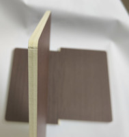 Panel de Pared con Textura de Madera Realista WPC, Acabado de Alto Brillo, Compuesto de Madera y Plástico para Decoración de Paredes de Recepción de Hoteles de Lujo