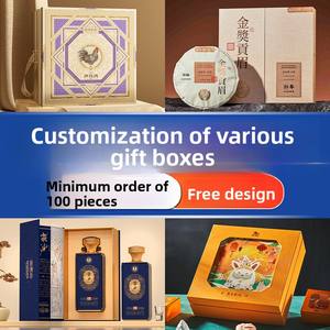 Caja de embalaje, caja de regalo personalizada, caja con tapa de cielo y tierra, caja portátil personalizada, caja tipo cajón, caja para libros, caja vacía, impresión de logotipo - Product Image 1