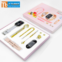 Montre connectée A59 Plus 2025 tendance, écran tactile 8-en-1, ensemble cadeau OEM en gros pour femmes, tracker d'activité pour filles