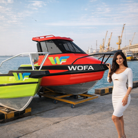 Perahu Pancing Aluminium Alloy 6,5m Buatan China dengan Sistem Radar Pencari Ikan Kapasitas 6 Orang
