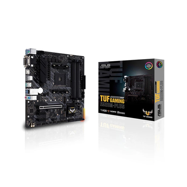 For ASUS TUF GAMING A520M-PLUS Micro ATX AMD A520 DDR4 M.2 USB3.2 STAT 3.0 SSD/New/128G CPU Socket AM4 Motherboard