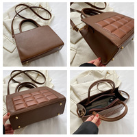 Sacs bandoulière carrés grande taille pour femme, forme chocolat, tendance 2026, vente chaude