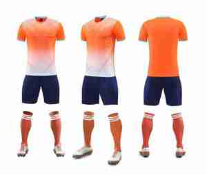 Kaos Sepak Bola Berkualitas Tinggi Bahan Bernapas Musim Baru Logo Kustom Cetak Transfer Panas 100% Poliester Jersey Latihan Otomatis - Product Image 5