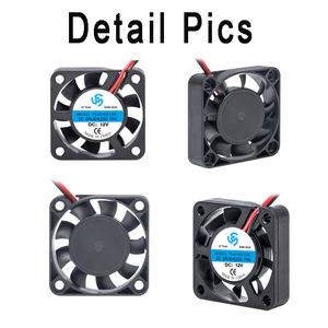 लघु 40x40x10 मिमी ब्रशलेस शीतलन प्रशंसक 4010 5 वी 12 वी डीसी जलरोधी प्लास्टिक ब्लेड चिकित्सा परिशुद्धता उपकरणों के लिए - Product Image 6
