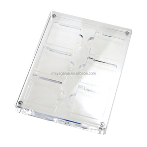 6 en 1 haute transparence acrylique couvercle d'aspiration magnétique jeux boîte de rangement coque dure cartouche étui pour Nintendo 3DS <span class=keywords><strong>DS</strong></span> - Product Image 5