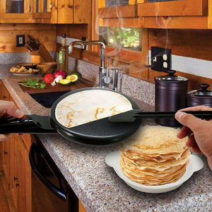 Nouvelle Crêpière Sans Fil avec Plaque Antiadhésive, Gaufrier Électrique Rotatif pour Pancakes et Gaufres, Utilisation en Cuisine - Product Image 5