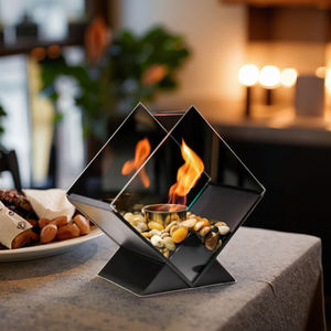 OEM/ODM Mini foyer Offre Spéciale de table tridimensionnel au bioéthanol combustible métallique foyer intérieur extérieur chauffage à flamme véritable - Product Image 5