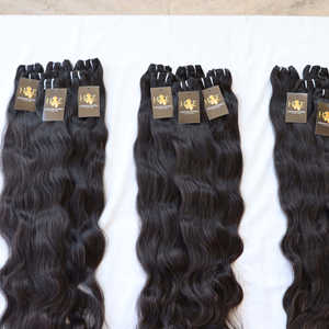 Vente en gros de cheveux cambodgiens ondulés droits et bouclés avec fermeture en dentelle - Product Image 2