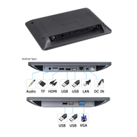 2022 nouveau alliage d'aluminium 10 pouces HD avant IP65 VESA monté moniteur android 11 écran tactile tablette usb robuste