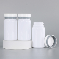 Bouteilles en plastique d'emballage de médicaments pour capsules de 4 oz 120ml, bouteilles rondes vides transparentes pour animaux de compagnie