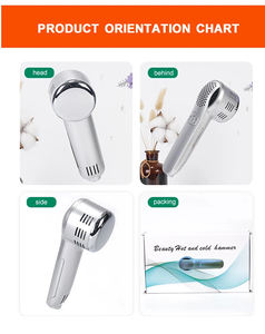 Dispositivo per Crioterapia Facciale Caldo e Freddo con Vibrazione, Strumento per la Cura della Pelle, Lifting, Riscaldamento e Raffreddamento, Rassodante - Product Image 6