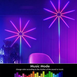 Tira de Luces LED RGB Inteligentes de 5V 5050 RGBIC con Cambio de Color, Modo de Sincronización Musical, Control por Aplicación Bluetooth desde el Teléfono, USB, Efecto de Fuegos Artificiales - Product Image 3