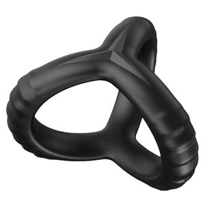 Penile Ring Non-vibration Seminal Locking Ring Fun Adult Products Men's Silicone Stem Collar Men's Products - Product Image 3