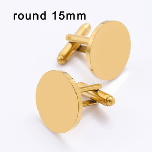 Mancuernillas de Acero Inoxidable Grabables por Láser, con Logotipo Personalizado, Estilo Francés, para Camisa de Vestir, para Hombres, Negocios, Bodas - Product Image 2