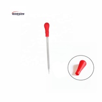 Usine 1ml Latex caoutchouc compte-gouttes bulle laboratoire Pipette aspiration boule Pipette caoutchouc compte-gouttes ampoules