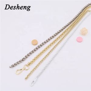 Cadena de metal Chapado en oro real Cadena de moda Bolso Correa de hombro Cadena decorativa - Product Image 4