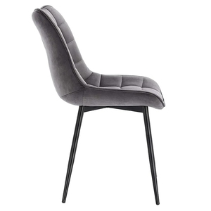 Chaises de Restaurant Haut Dossier Rembourrées Contemporaines en Tissu Velours pour la Vente en Gros - Product Image 6