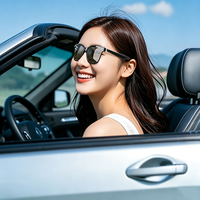 Lunettes audio intelligentes sans fil légères, polarisées, protection UV, appels mains libres clairs pour les déplacements professionnels