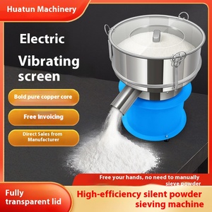 Nhỏ thép không gỉ rung Máy sàng lọc cho bột rây điện cho Y Học Trung Quốc bột gỗ thiết bị dịch vụ - Product Image 5