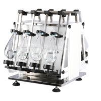 Agitateur vertical de laboratoire en acier inoxydable 220V pour séparation alimentaire avec entonnoir, personnalisable OEM