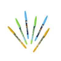 Lot de 50 stylos à bille 0,7 mm à pointe fine, motif Mona Lisa, en plastique coloré, pour étudiants et bureau