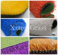 XIAOU Personnalisé En Gros Coloré Sports Gazon Artificiel Sprint Piste Gazon Rouleaux Tapis D'herbe