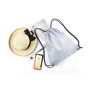 Custom Wholesale New Travel <b>Drawstring</b> <b>Backpack</b> Polyester School Sport Shoe Cinch Sack - Product Image 3