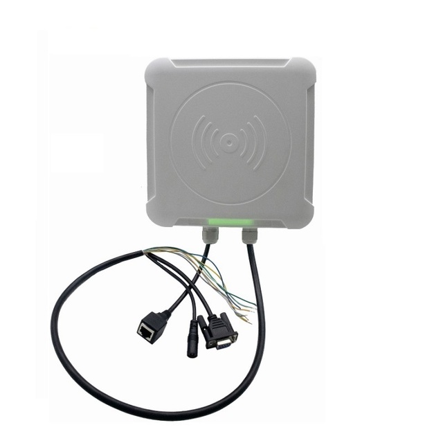 0-5m Long Range ABS Material UHF RFID Integrated Reader with RS232/RS485/Weigand Interfaces for Warehouse Asset Management