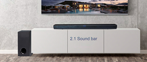 Barre de son HiFi 2.1 canaux avec son surround et basses profondes, caisson de basses en bois pour TV, Bluetooth, HDMI, télécommande, systèmes home cinéma ODM - Product Image 3