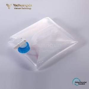 Portable Transparent Plastic Water Storage <b>Bag</b> 10L With Tap For Camping Outdoor Use 2-Pack - Product Image 3