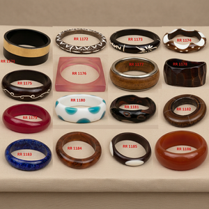 BS INTERNATIONAL Fabricant de Confiance – Bracelets en Résine Ivoire de Qualité Supérieure en Forme de Boule – Bijoux Féminins Tendance - Product Image 1
