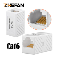 Adaptateur Réseau Femelle-Femelle Cat5e Cat6 8p8c, Répartiteur de Câble Ethernet, Coupleur en Ligne, Prolongateur pour RJ45