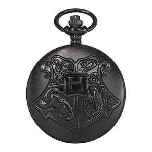 Harry Movie Antique Jewelry Pendant Steampunk Necklace Charm Quartz Analogue Pocket Watch