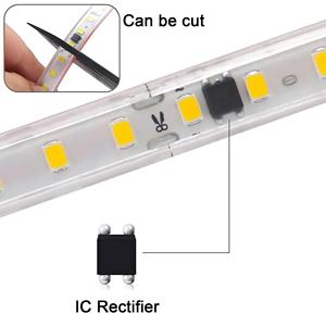 แถบไฟ <span class=keywords><strong>LED</strong></span> 2835 <span class=keywords><strong>SMD</strong></span> 220V กันน้ำ IP65ใช้กลางแจ้งไฟ <span class=keywords><strong>LED</strong></span> 120ดวง/ม. แถบไฟ <span class=keywords><strong>LED</strong></span> Smd2835 - Product Image 4