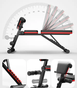 Banc de musculation réglable Banc d'entraînement pliable pour la salle de sport à domicile, banc d'inclinaison polyvalent pour l'entraînement en force - Product Image 6