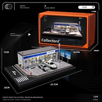1:64 Miniatur Toko Kelontong untuk Program Tema dan Kemasan Label Pribadi OEM