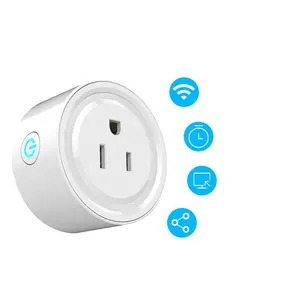 Wireless Wifi Smart Wall Socket Alexa Wifi Remote Control Tuya Home Power Mini Electrical Smart Plug