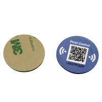 13.56Mhz QR Code encodé NFC Tag NTAG 213/ MIFARE Ultralight C RFID Sticker