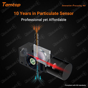 Compteur de particules portable Temtop PMD331, détecteur de poussière, détecte les particules de 0,3 m à 10 m, détection de la qualité de l'air - Product Image 3