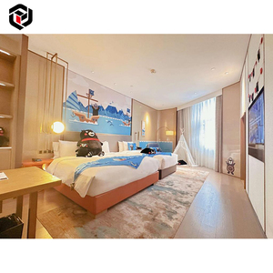 Ensemble <span class=keywords><strong>de</strong></span> meubles <span class=keywords><strong>de</strong></span> chambre à coucher <span class=keywords><strong>de</strong></span> luxe modernes Paris style européen en bois massif pour appartement hôtel 5 étoiles dernier modèle pour chambre d'hôtel - Product Image 2