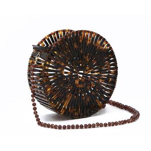 Bolso de Mano Tipo Clutch Metálico Tejido Vintage, Cuadrado, de Uso Diario para Mujer, con Gran Capacidad - Product Image 1