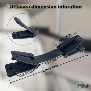 Arnés de Seguridad Infantil Bucky de 2 Puntos, Cinturón de Seguridad de Plástico para Cochecito de Bebé con Clip para el Pecho, Correa para la Seguridad de los Niños en Viajes en Auto - Product Image 2