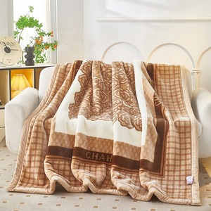 Plaid en polyester gaufré 2 plis de style coréen, poids lourd de 5 kg, doux et chaud, toutes saisons, <span class=keywords><strong>taille</strong></span> personnalisée - Product Image 6