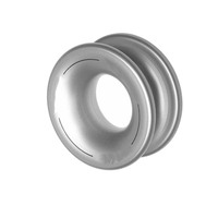 Anneau de poulie en aluminium CNC à faible friction personnalisé, léger, glissière pour corde, embout pour corde, usiné avec un procédé CNC